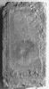 Bild zur Katalognummer 89: Grabplatte des Vikars Nicolaus Wel(le) und in Zweitverwendung des Kanonikers und Kustoden Johannes Welle