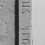 Grabplatte des Dichters Heinrich Frauenlob, Detail, rechte Leiste