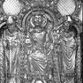 Dom, Karlsschrein (nach 1182-1215), Stirnseite A, Ausschnitt 