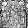 Dom, Karlsschrein (nach 1182-1215), Stirnseite C, Ausschnitt