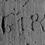 Namensinschrift Heinrich von Haigerloch, Detail