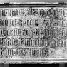 Bauinschrift des älteren Donautores