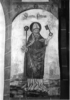 Bild zur Katalognummer 137: Wandmalerei mit Namensbeischrift des Apostels Petrus.