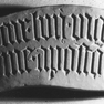 Schriftband aus Sandstein