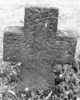 Bild zur Katalognummer 216: Grabkreuz eines Unbekannten mit den Initialen I. B
