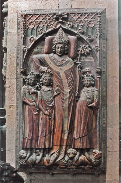 Tumbenplatte des Erzbischofs Peter von Aspelt, Gesamtansicht
