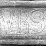 Saxdorf (ehem. Obhausen), Altar (A. 16. Jh.), Inschrift (C)