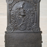 Wappengrabtafel mit Grabbezeugung für den Domherrn Andreas Fuchs von Wallburg.