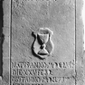 Grabplatte des Pfarrers Samuel Karcher