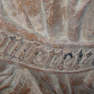 Sterbeinschrift für Abt Benedikt Ziegler auf einer figuralen Grabplatte