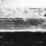Grabplatte eines Unbekannten 