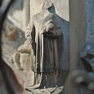 Dom, südl. Chorumgang, Grabdenkmal für Johannes Zemeke († 1245), Detail: Hl. Stephanus (1490/91, 2. H. 15. Jh.?)