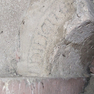 Gemalte Inschrift, Detail