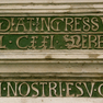 Weißenfels, Marienstraße 1a, Portal, Inschriften (C, D) (1553)