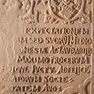 Grabplatte für Anton (Tönnies) von Kerssenbrock