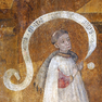 St. Lambertus, Wandmalerei im südlichen Chorumgang, Ausschnitt