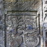 Wappentafel mit Jahreszahl und Initialen