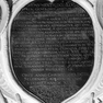 Sterbeinschrift für Heinrich von Ortenburg auf einem Wandgrabmal