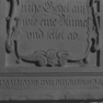 Grabplatte Eleonora Anna Eusebia Gräfin von Hohenlohe, Detail (A)