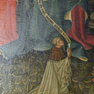 Liebfrauen, Barbarakapelle, Altarretabel, Detail Stifter  (um 1420/30)
