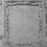 Grabplatte Susanna Plieninger, Detail Inschrift ( C )