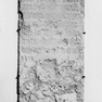 Grabinschrift für Barbara von Nußdorf, geb. Watzmannsdorf, auf einer Wappengrabplatte