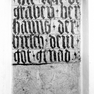 Grabinschrift für Hans den Hirsch auf einer Priestergrabtafel