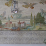 Stifterinschrift der Allerseelenbruderschaft zur Wandmalerei Schutzmantelmadonna