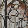 Dom, südl. Chorumgang, Grabdenkmal für Johannes Zemeke († 1245), Detail: Pleurant Legistik (1490/91, 2. H. 15. Jh.?)