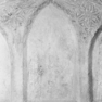 Tympanon mit Bauinschrift, Detail