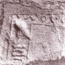 Fragment des Grabsteins eines Dominikanermönches