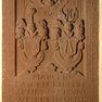 Grabplatte für die Geschwister Edeling Dorothea und Burchard von Campe