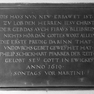 Gedenkinschrift zur Einweihung der ev. Stadtkirche