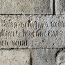 Querrechteckige Inschriftentafel für Georg von Redwitz