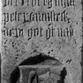 Grabplatte für Peter Zaunsteck