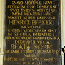 Epitaph des Heinrich Becker [2/2]