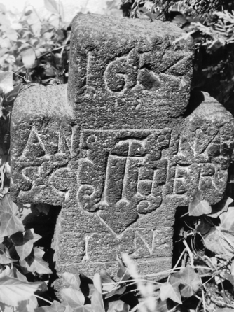 Bild zur Katalognummer 310: Grabkreuz für Anna Scherin