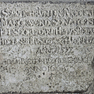 Grabplatte für Nikolaus Markward und Adam Breitsprecher
