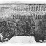 Grabplatte des Arnd Otteking und seiner Ehefrau, zweitverwendet