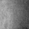Sandsteinerne Grabplatte des Bernhard Bierbaum in St. Ludgeri