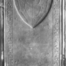 Grabplatte Guta Rappenherr, Zustand um 1970 (Stadtarchiv Pforzheim S1-15-001-29-001)