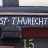 Schwellbalken mit Inschrift aus dem 17. Jh.
