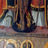 Bildbeischriften auf den Innenseiten zweier Altarflügel