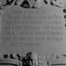 Grabplatte Agatha Dorothea Gräfin von Hohenlohe, Detail (B, C)