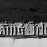 Moritzburg, sog. Talamt, Inschrift, Fragment (15. Jh.)