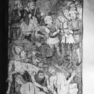 Bild zur Katalognummer 125: Spruchinschrift auf einer Wandmalerei mit der Darstellung des Martyriums des Achatius und der 10000 Märtyrer, innen am westlichen Turmpfeiler