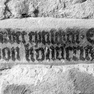Langendorf, Stifterinschrift (?) (1451–vor 1465)