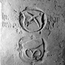 Detail zur Grabplatte mit der Grabinschrift für eine Barbara Go... (Nr. 270).