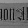 Grabplatte Abt Simon Marpach, Detail
