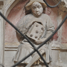 Dom, südl. Chorumgang, Grabdenkmal für Johannes Zemeke († 1245), Detail: Pleurant Artes Liberales (1490/91, 2. H. 15. Jh.?)